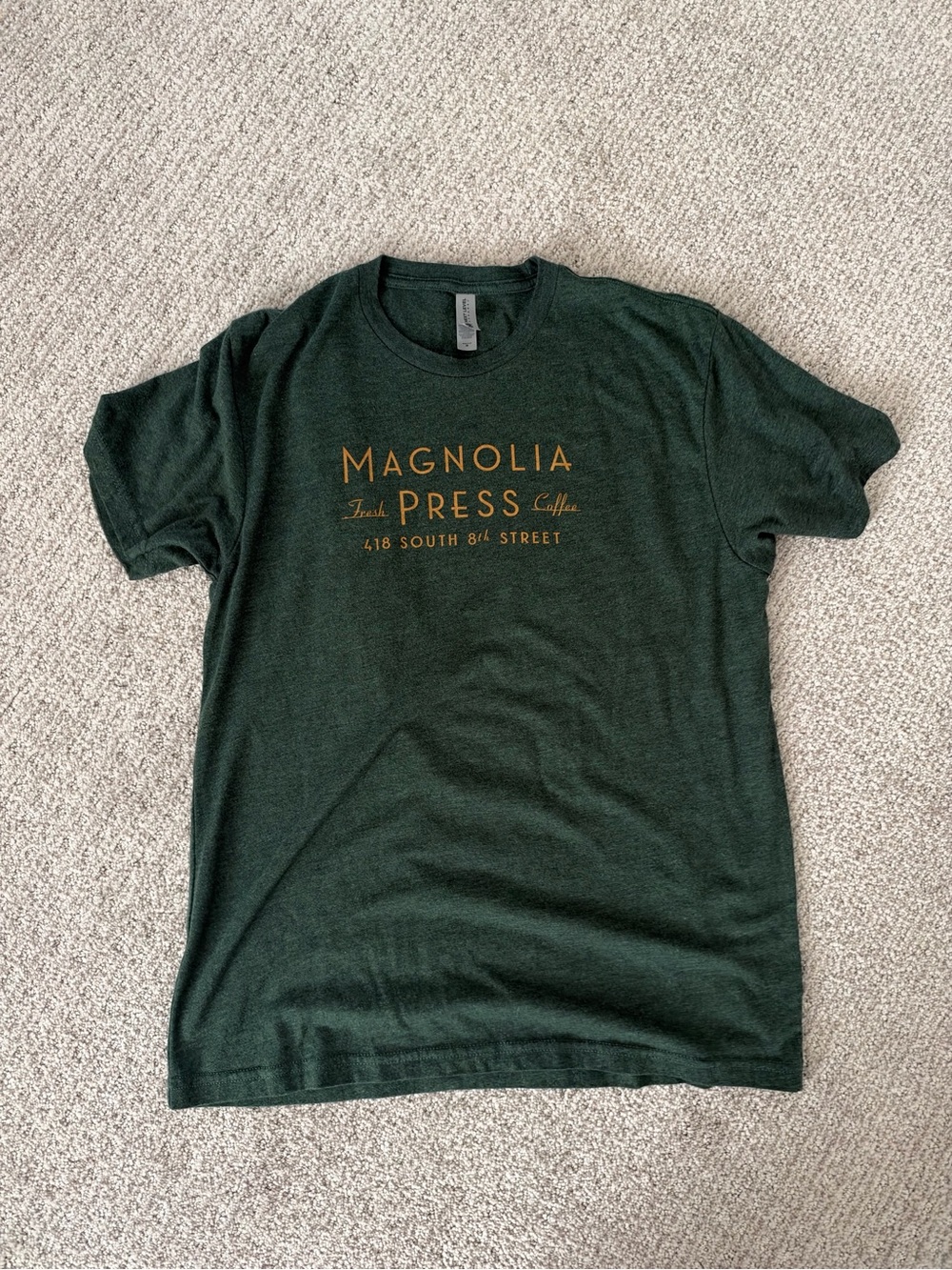 Magnolia Silos Green Logo Tee